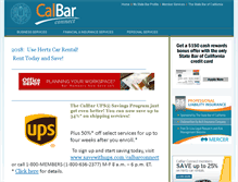 Tablet Screenshot of calbarconnect.com